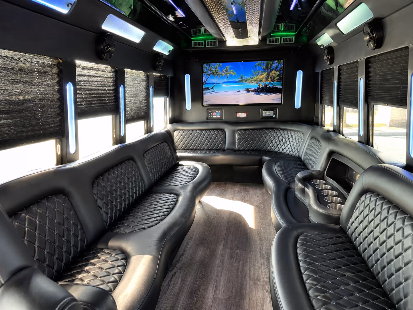 Ontario Bachelor & Bachelorette Transportation party bus exterior