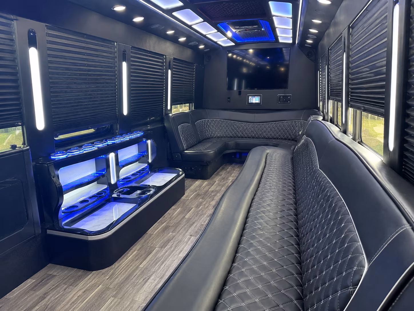 Ontario Bachelor & Bachelorette Transportation party bus exterior
