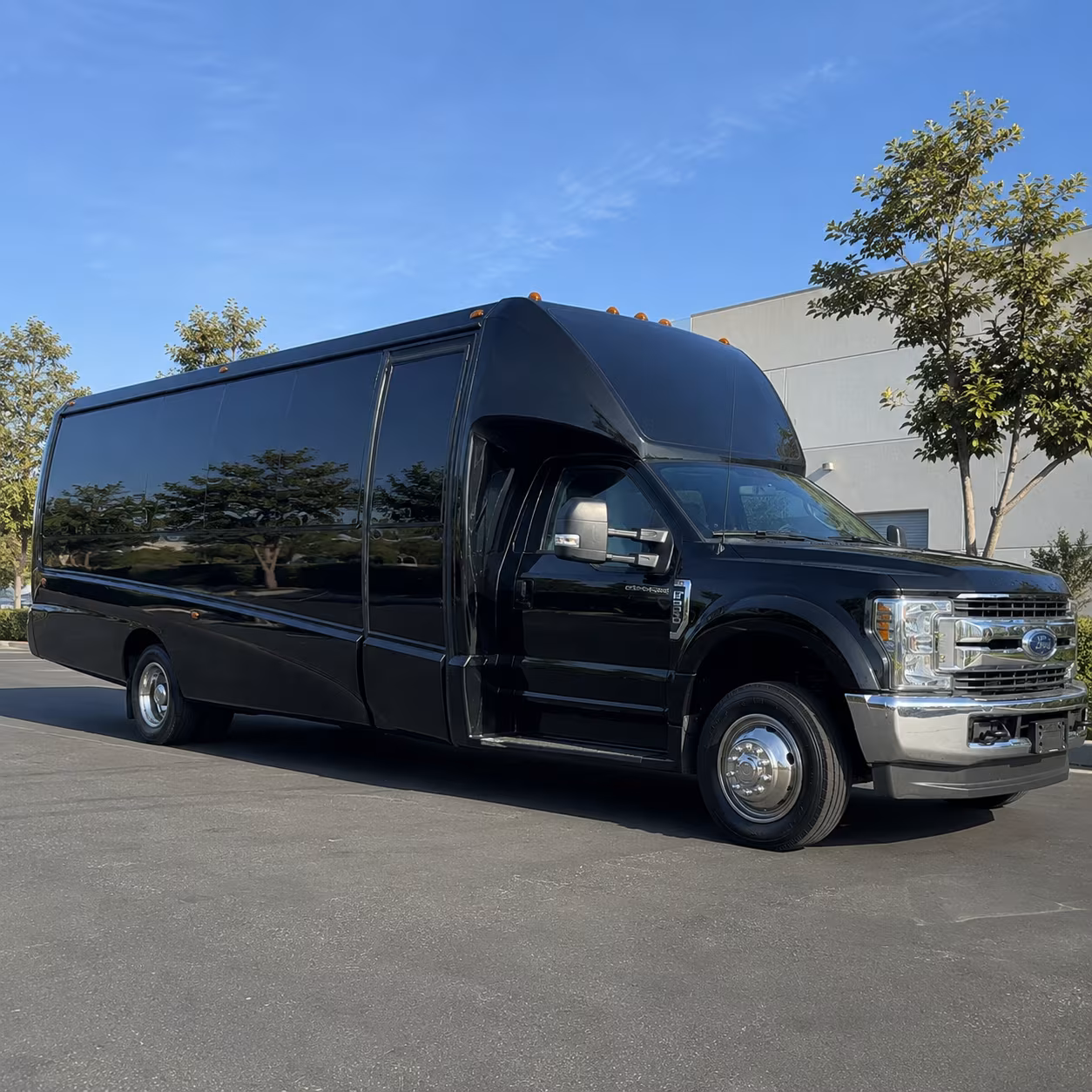 Ontario Private Event Transportation party bus exterior