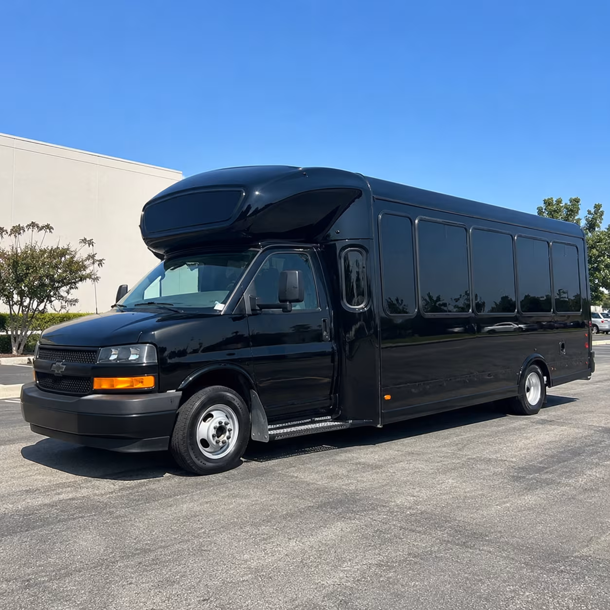 Ontario Private Event Transportation party bus exterior