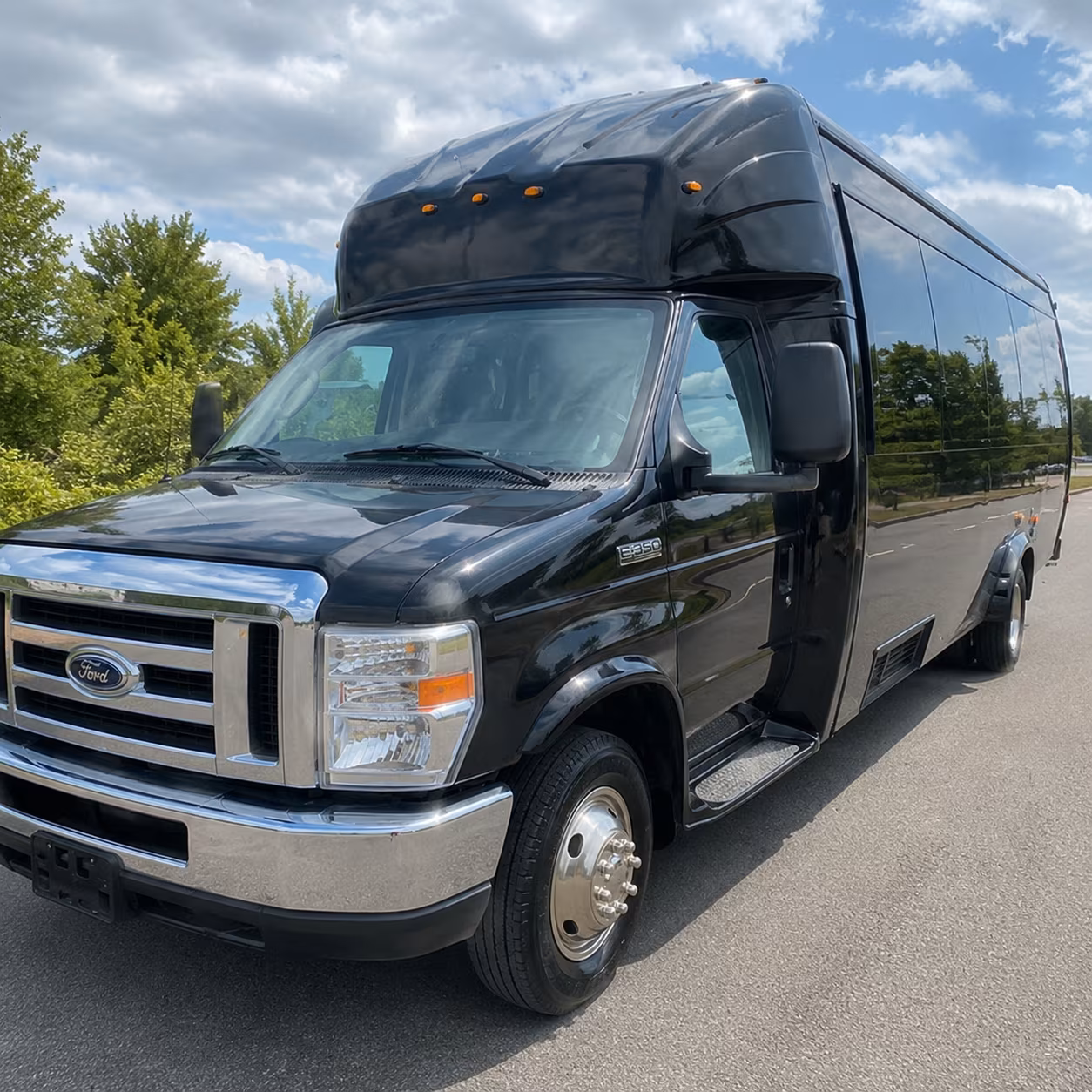 Ontario Private Event Transportation party bus exterior
