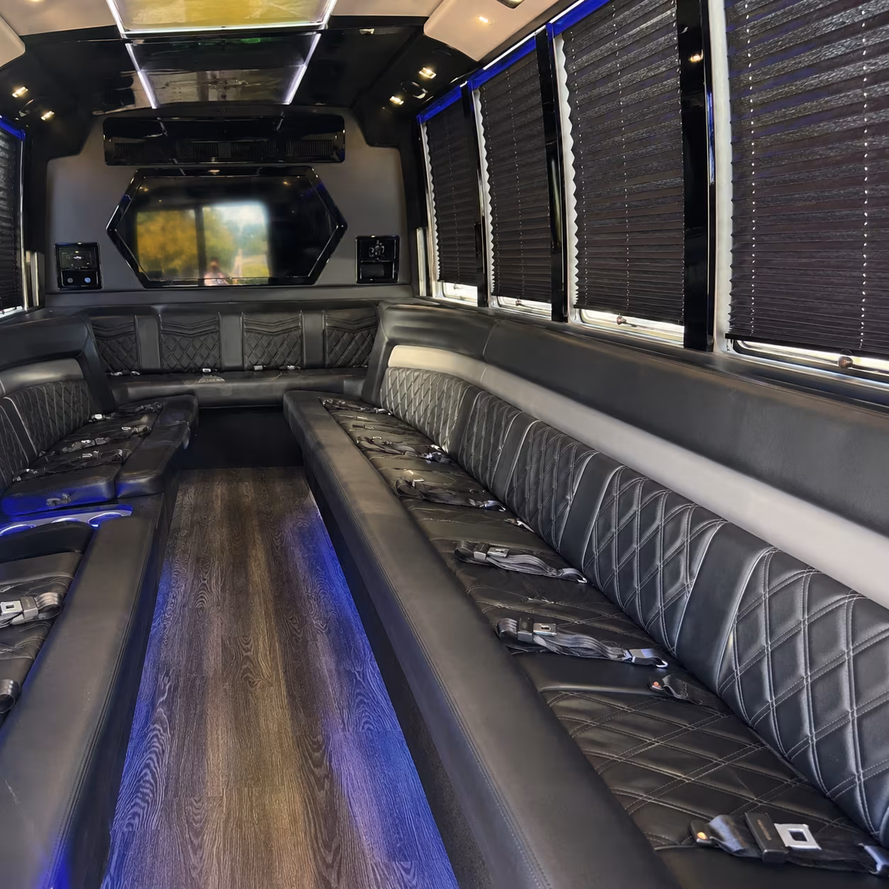 Ontario Private Event Transportation onboard seating