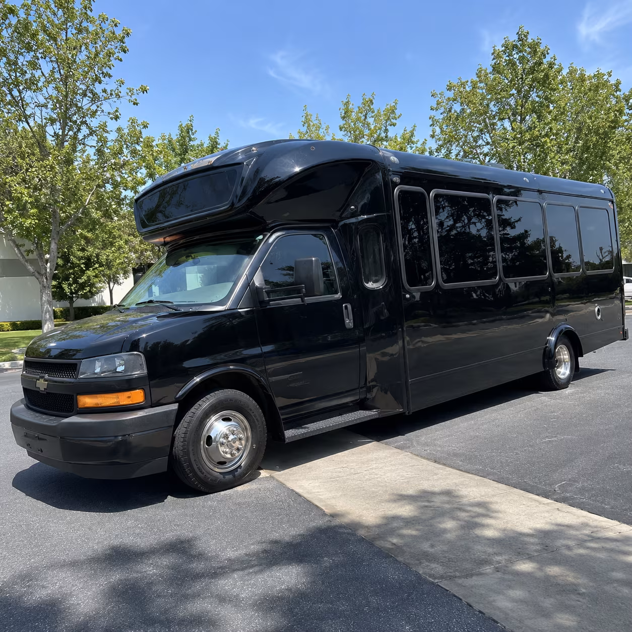 Ontario Private Event Transportation party bus exterior