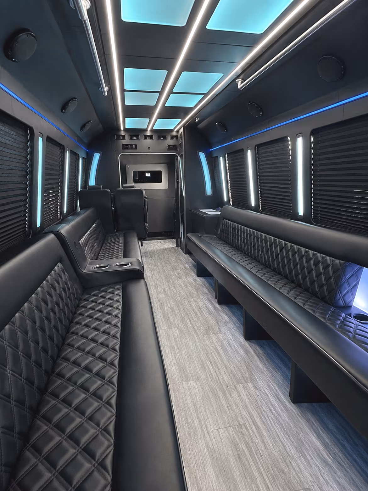 Ontario Prom & Homecoming Transportation party bus interior