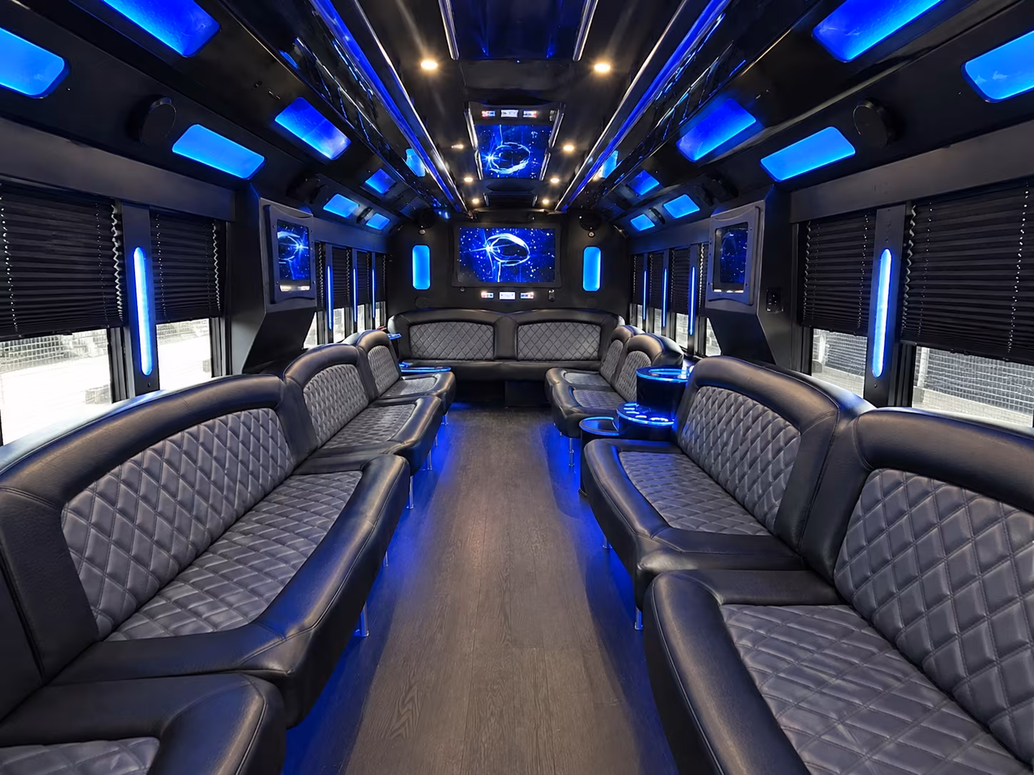 Ontario Sporting Event Transportation party bus exterior