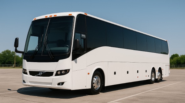 Exterior of Charter Bus Company Ontario's 46 Passenger Charter Bus in Ontario