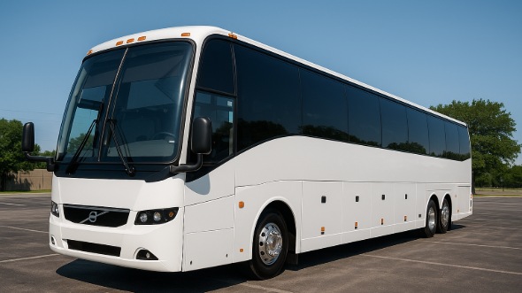 Exterior of Charter Bus Company Ontario's 48 Passenger Charter Bus in Ontario