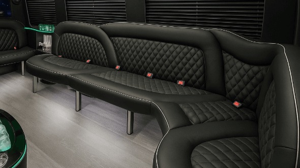 ontario 15 passenger party bus rental