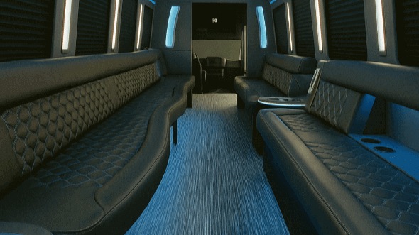 ontario 30 passenger party bus interior